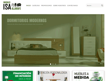 Tablet Screenshot of mueblesisa.com